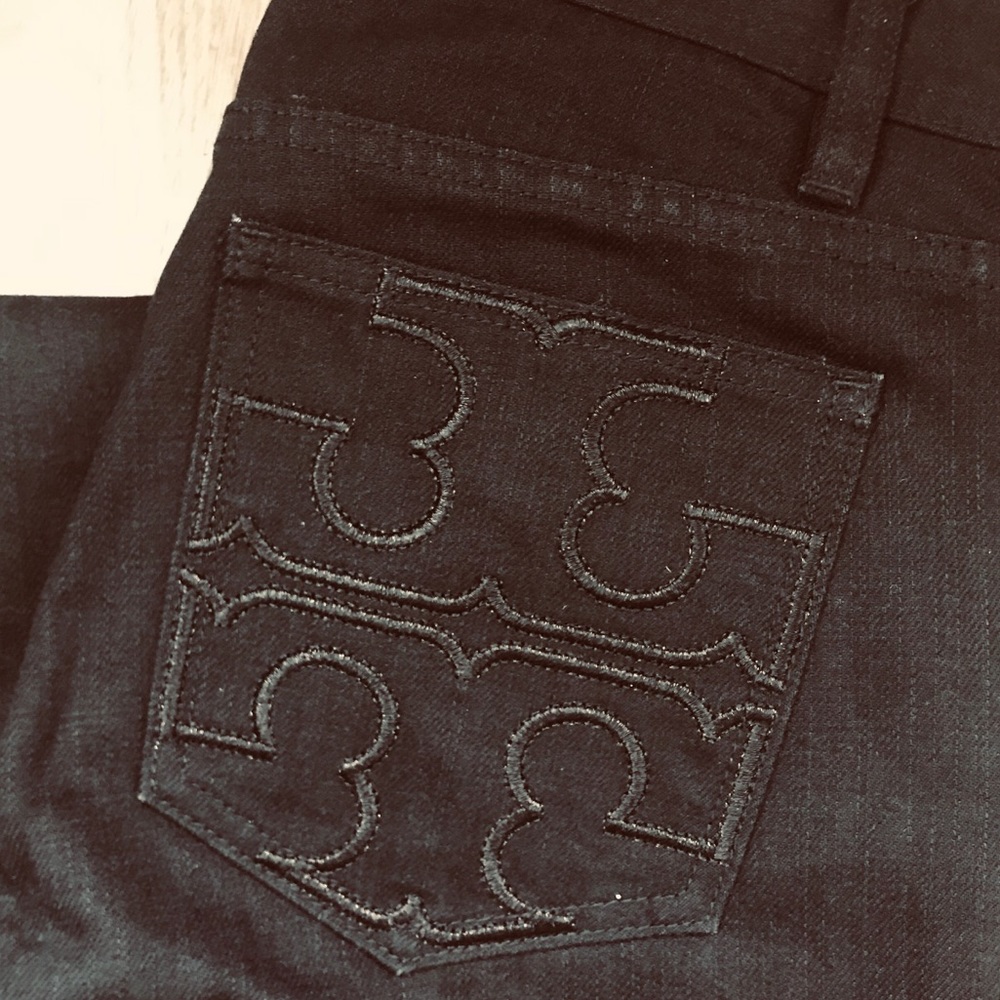 Tory Burch Black Bootcut Jeans sz 29